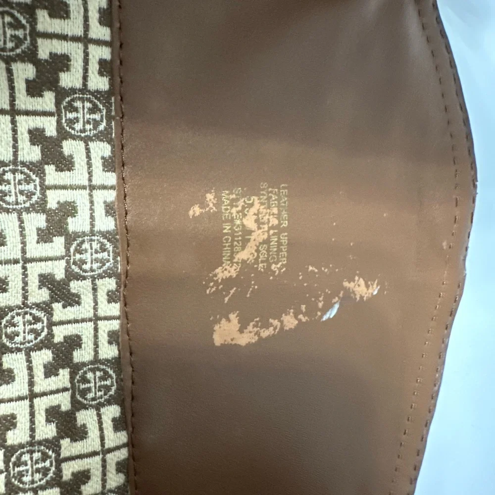 Tory Burch Tan Grained Leather Over Knee Boots Equestrian Riding Equestrian 5.5